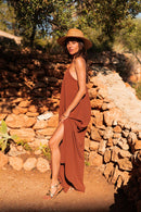 LILAO Caramel - Robe Longue