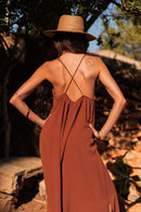 LILAO Caramel - Robe Longue