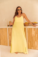 LILAO Jaune - Robe Longue