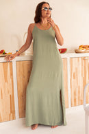 LILAO Kaki - Robe Longue