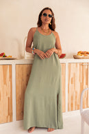 LILAO Kaki - Robe Longue