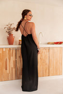 LILAO Noire - Robe Longue