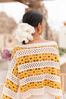 LILIA Jaune - Maille Crochet