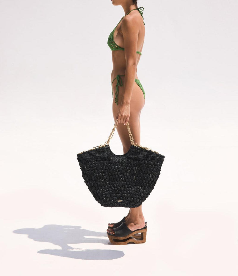 Liliana Crochet Bikini Briefs - Basilic