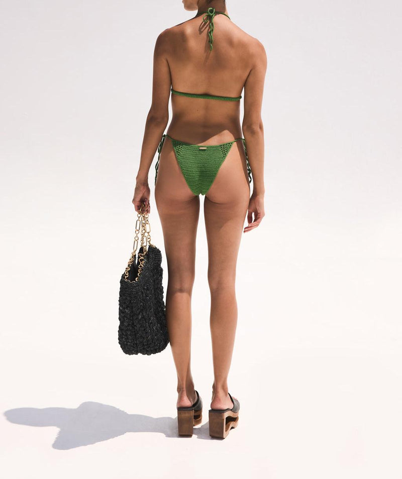 Liliana Crochet Bikini Top - Basilic