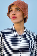 Camisa - Odette - Azul Marino A Rayas