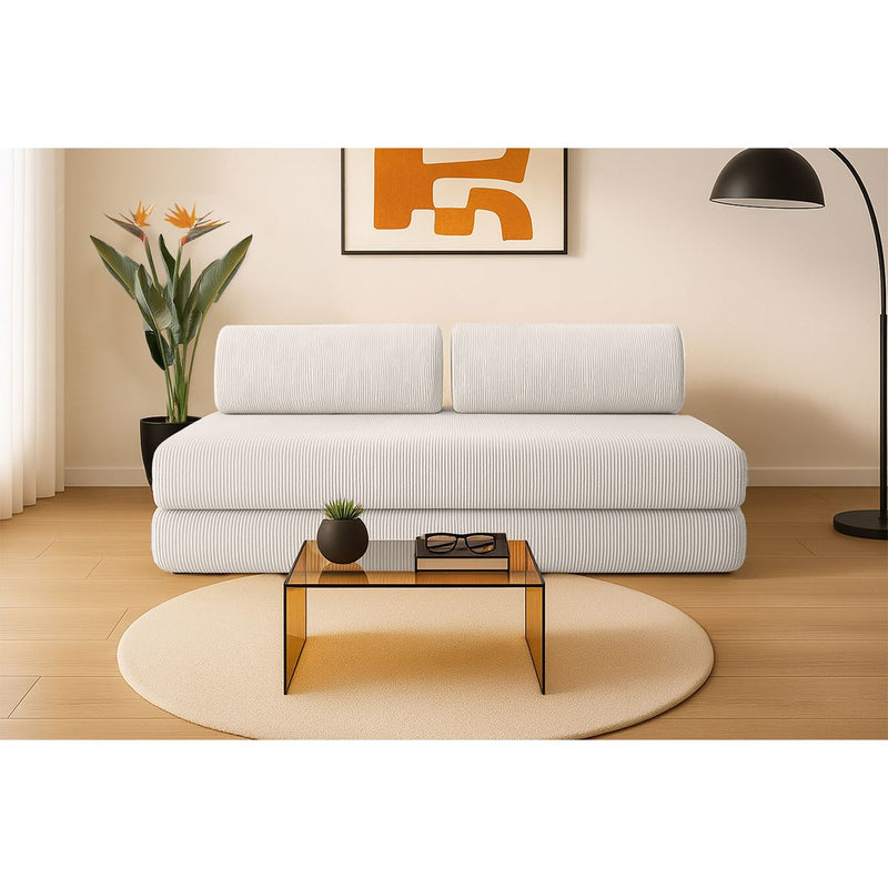 Canapé Droit Lincoln - 3 Places - Velours Côtelé