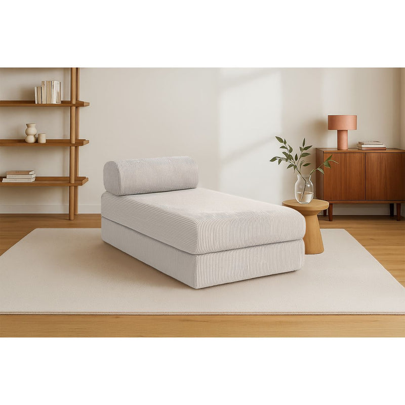 Méridienne Lincoln - 3 Places - Velours Côtelé