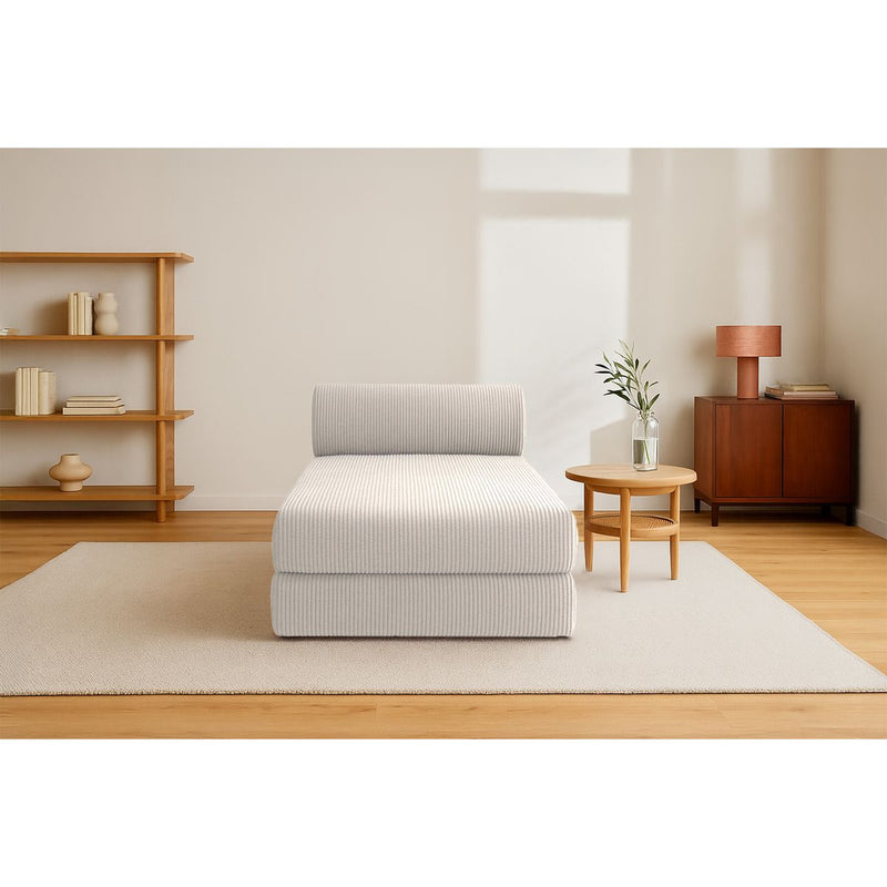 Méridienne Lincoln - 3 Places - Velours Côtelé