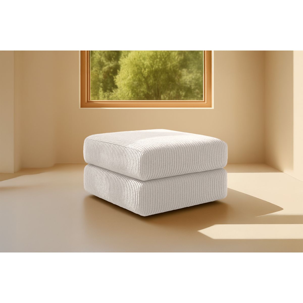Pouf Lincoln - Velours Côtelé
