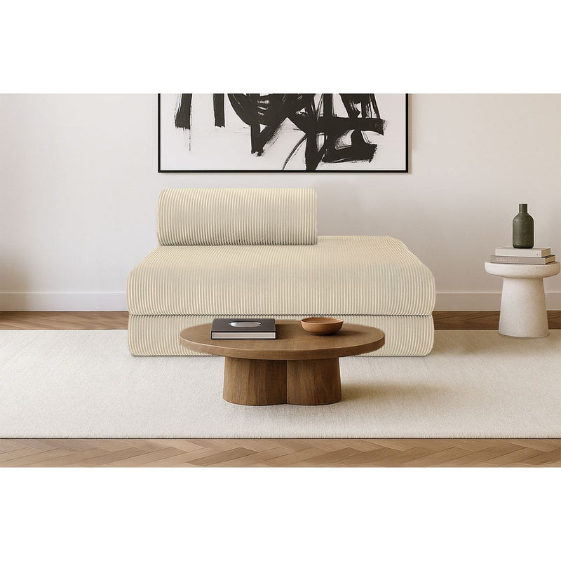 Canapé Droit Lincoln - 2 Places - Velours Côtelé