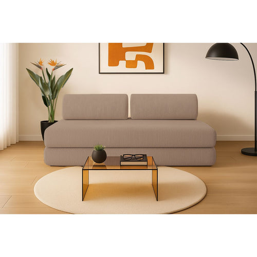 Canapé Droit Lincoln - 3 Places - Velours Côtelé