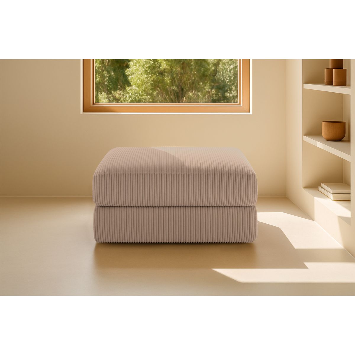 Pouf Lincoln - Velours Côtelé