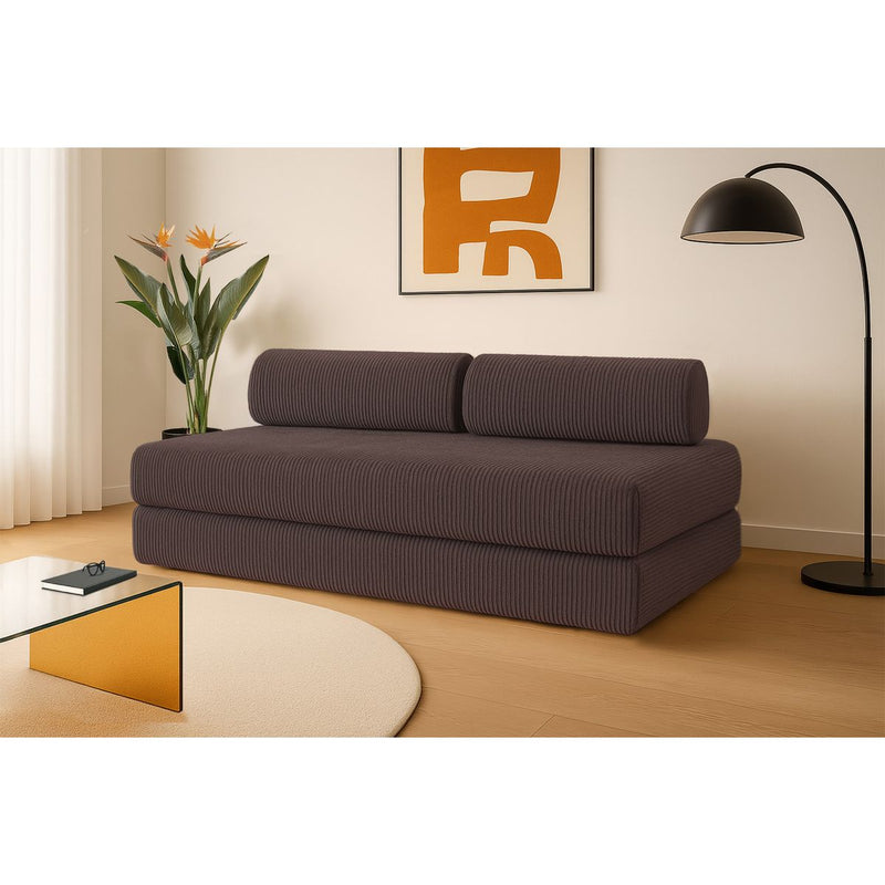 Canapé Droit Lincoln - 3 Places - Velours Côtelé