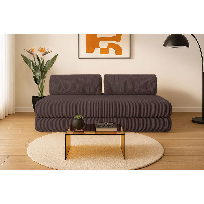 Canapé Droit Lincoln - 3 Places - Velours Côtelé