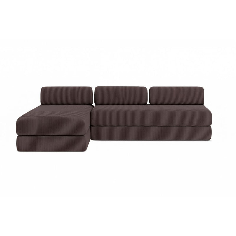 Canapé Droit Lincoln - 6 Places - Velours Côtelé