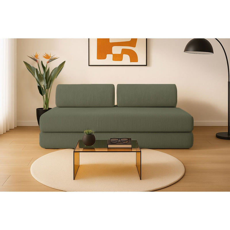 Canapé Droit Lincoln - 3 Places - Velours Côtelé