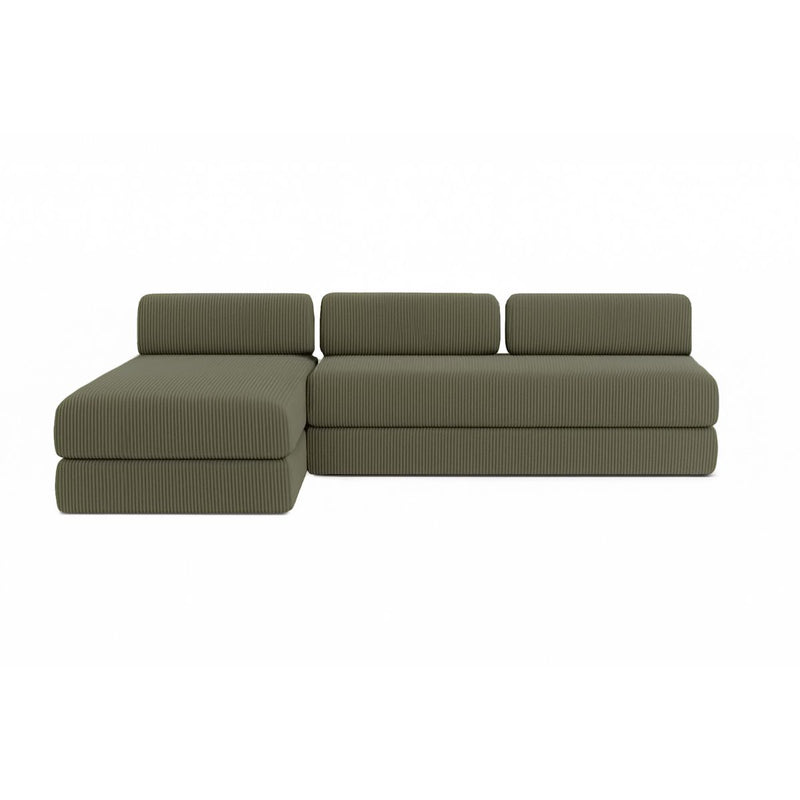 Canapé D'Angle Lincoln - 6 Places - Velours Côtelé