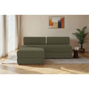 Canapé D'Angle Lincoln - 4 Places - Velours Côtelé