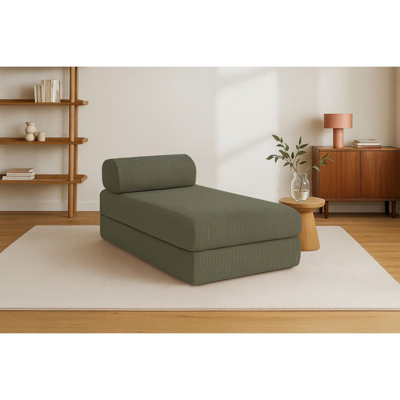 Méridienne Lincoln - 3 Places - Velours Côtelé