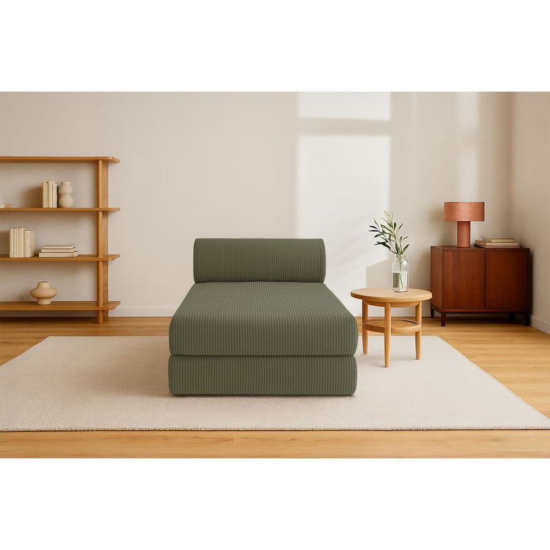 Méridienne Lincoln - 3 Places - Velours Côtelé