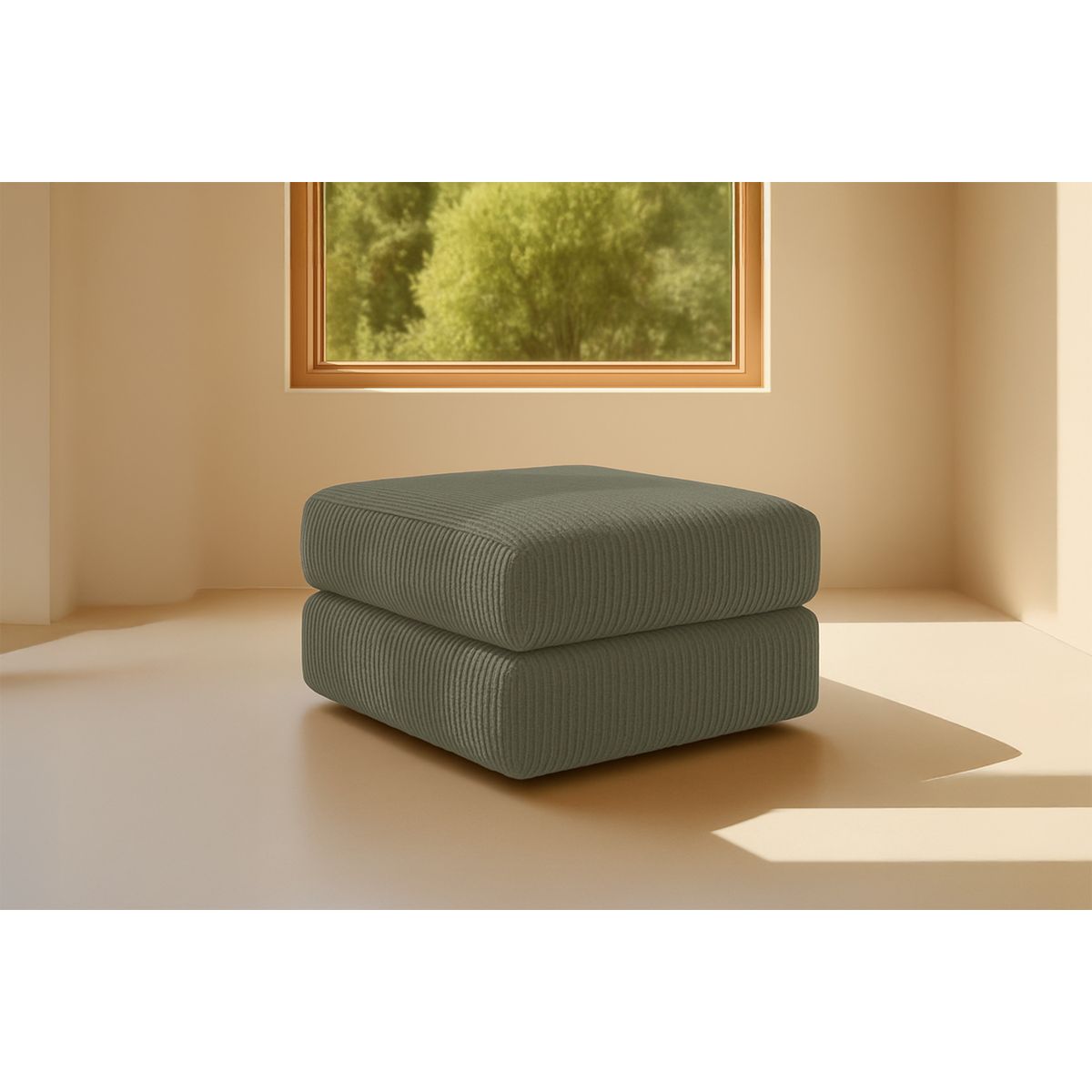 Pouf Lincoln - Velours Côtelé