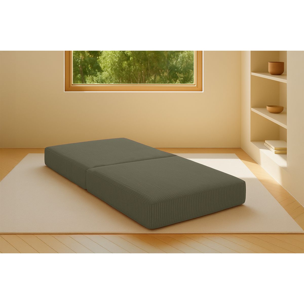 Pouf Lincoln - Velours Côtelé