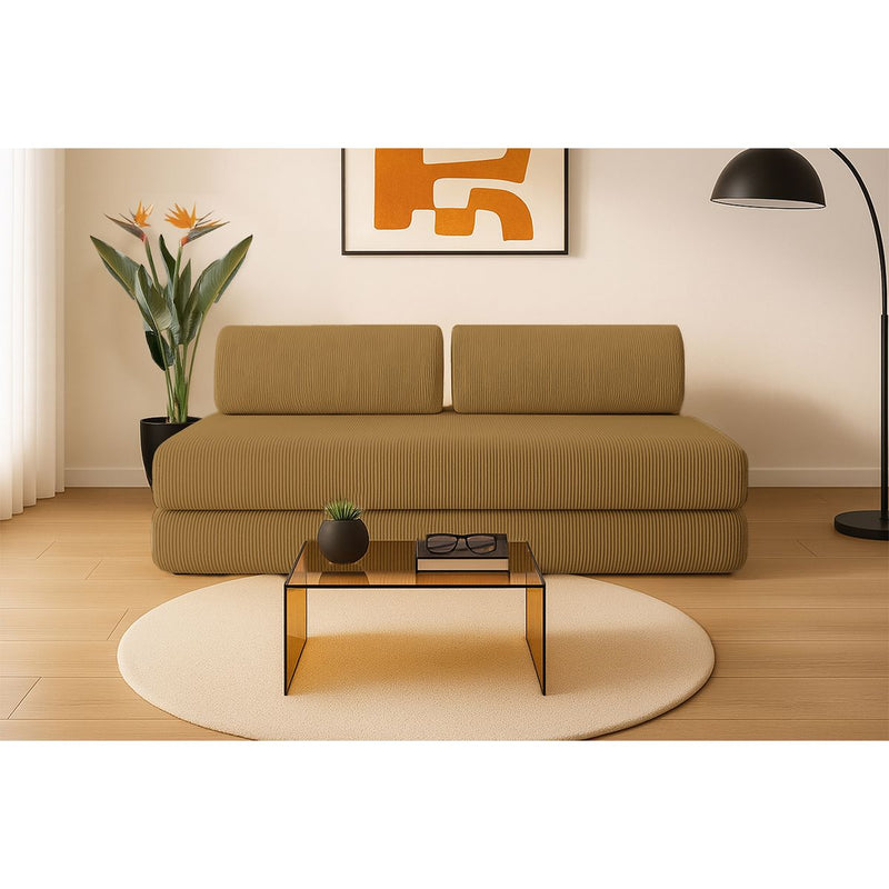 Canapé Droit Lincoln - 3 Places - Velours Côtelé