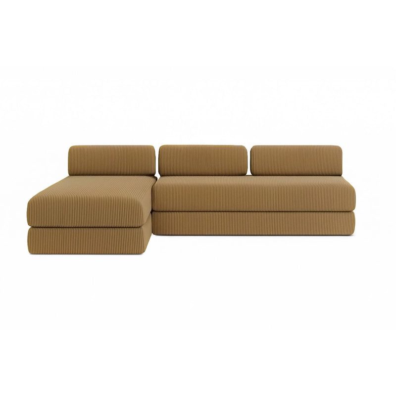 Canapé D'Angle Lincoln - 6 Places - Velours Côtelé