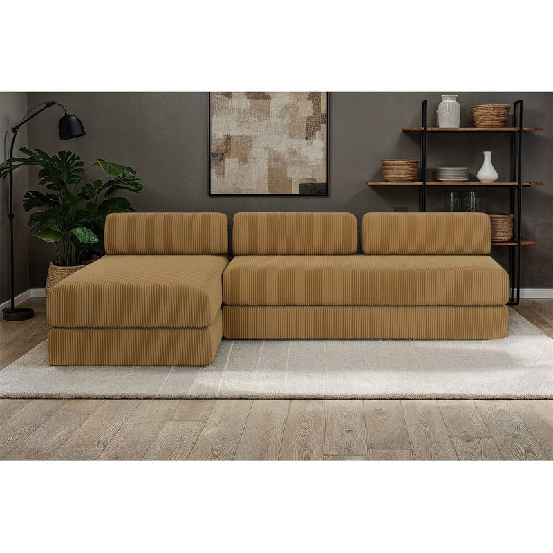 Canapé D'Angle Lincoln - 6 Places - Velours Côtelé