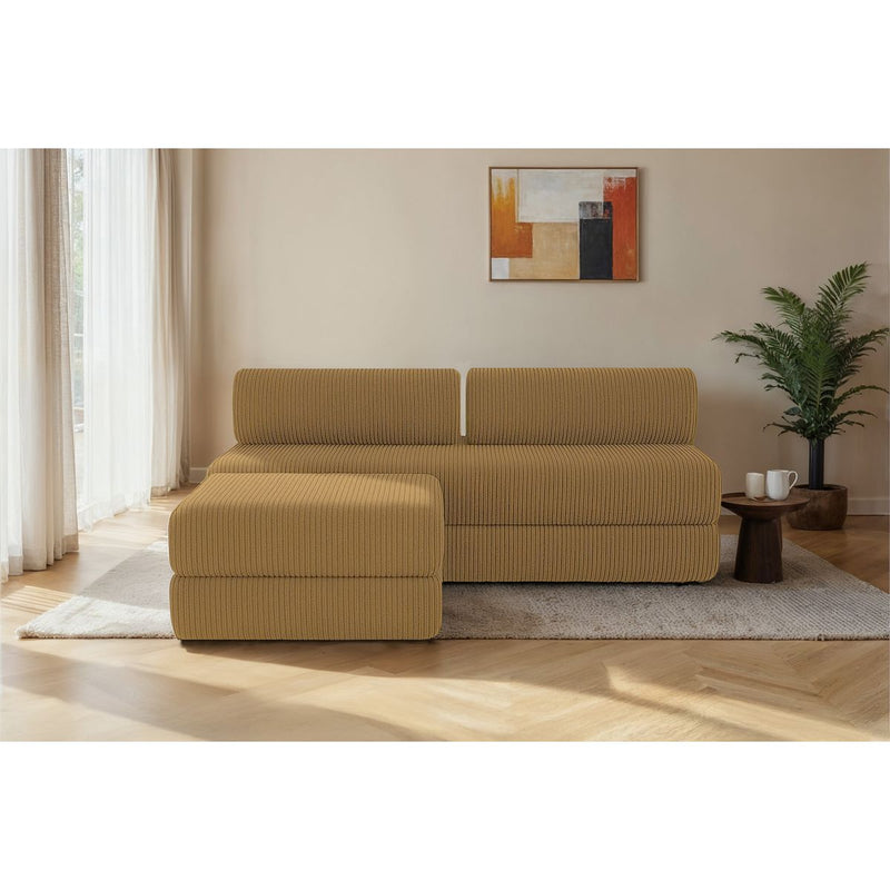 Canapé D'Angle Lincoln - 4 Places - Velours Côtelé