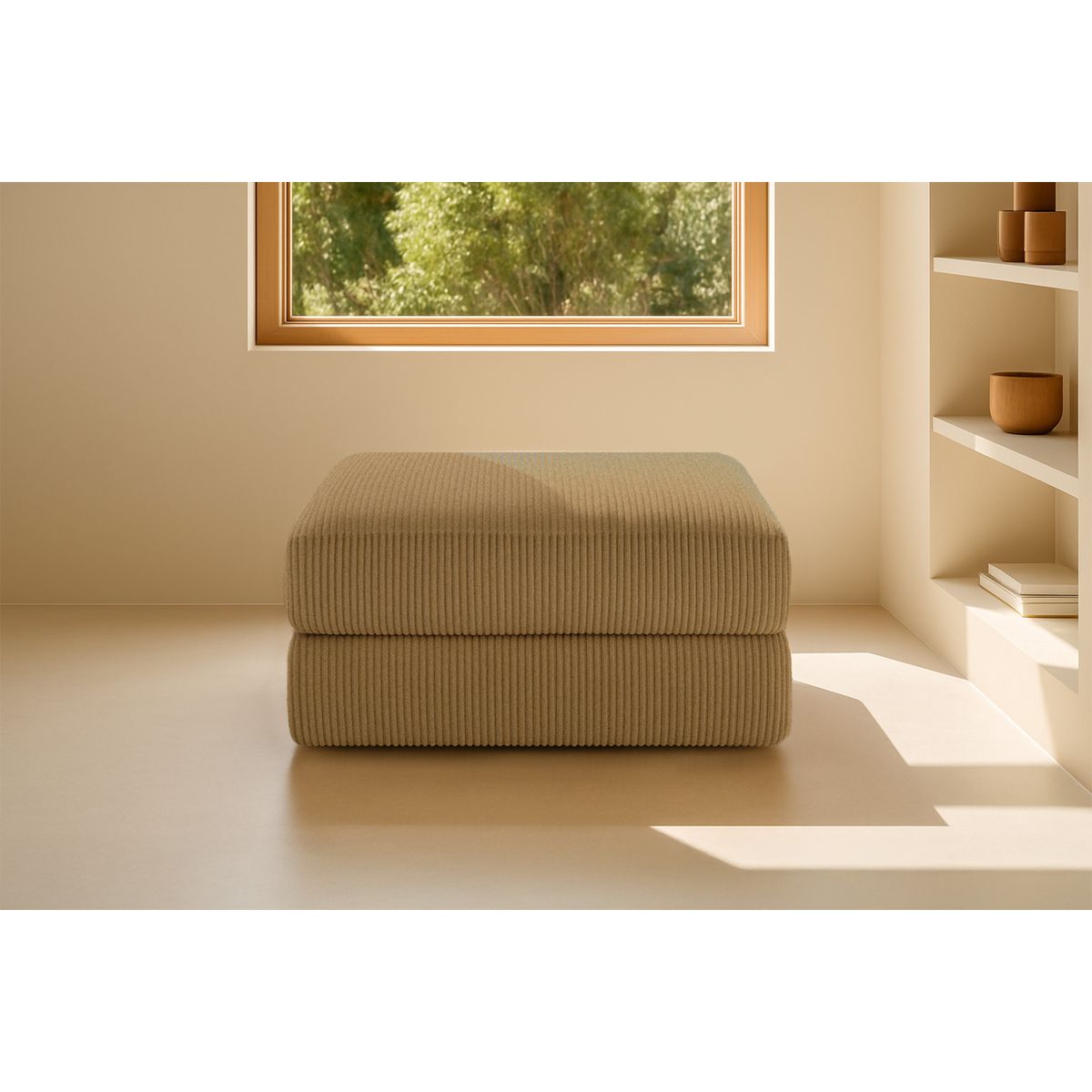 Pouf Lincoln - Velours Côtelé