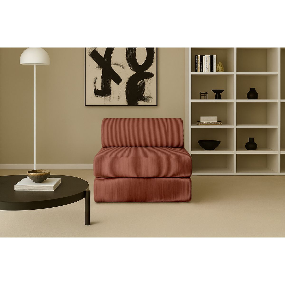 Fauteuil Lincoln - Velours Côtelé