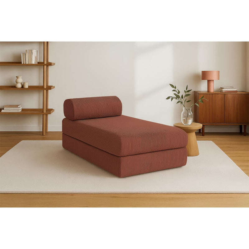 Méridienne Lincoln - 3 Places - Velours Côtelé