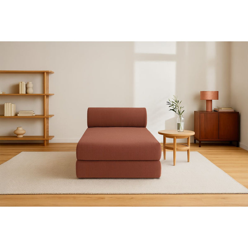 Méridienne Lincoln - 3 Places - Velours Côtelé