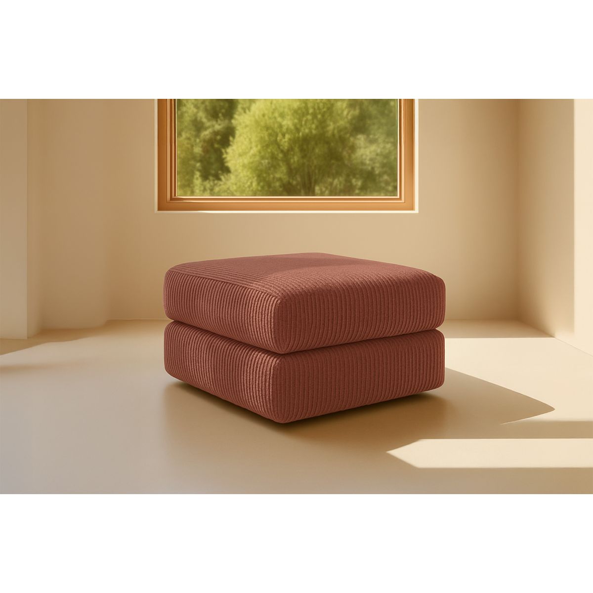 Pouf Lincoln - Velours Côtelé