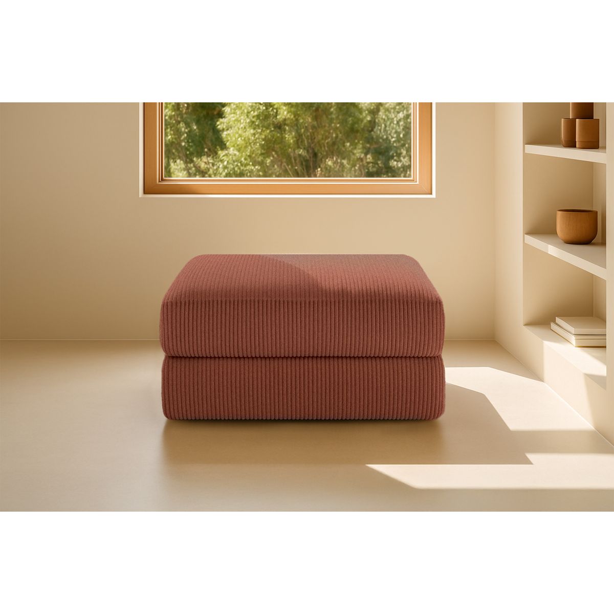 Pouf Lincoln - Velours Côtelé