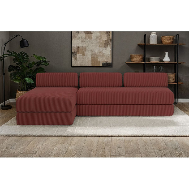 Canapé D'Angle Lincoln - 6 Places - Velours Côtelé