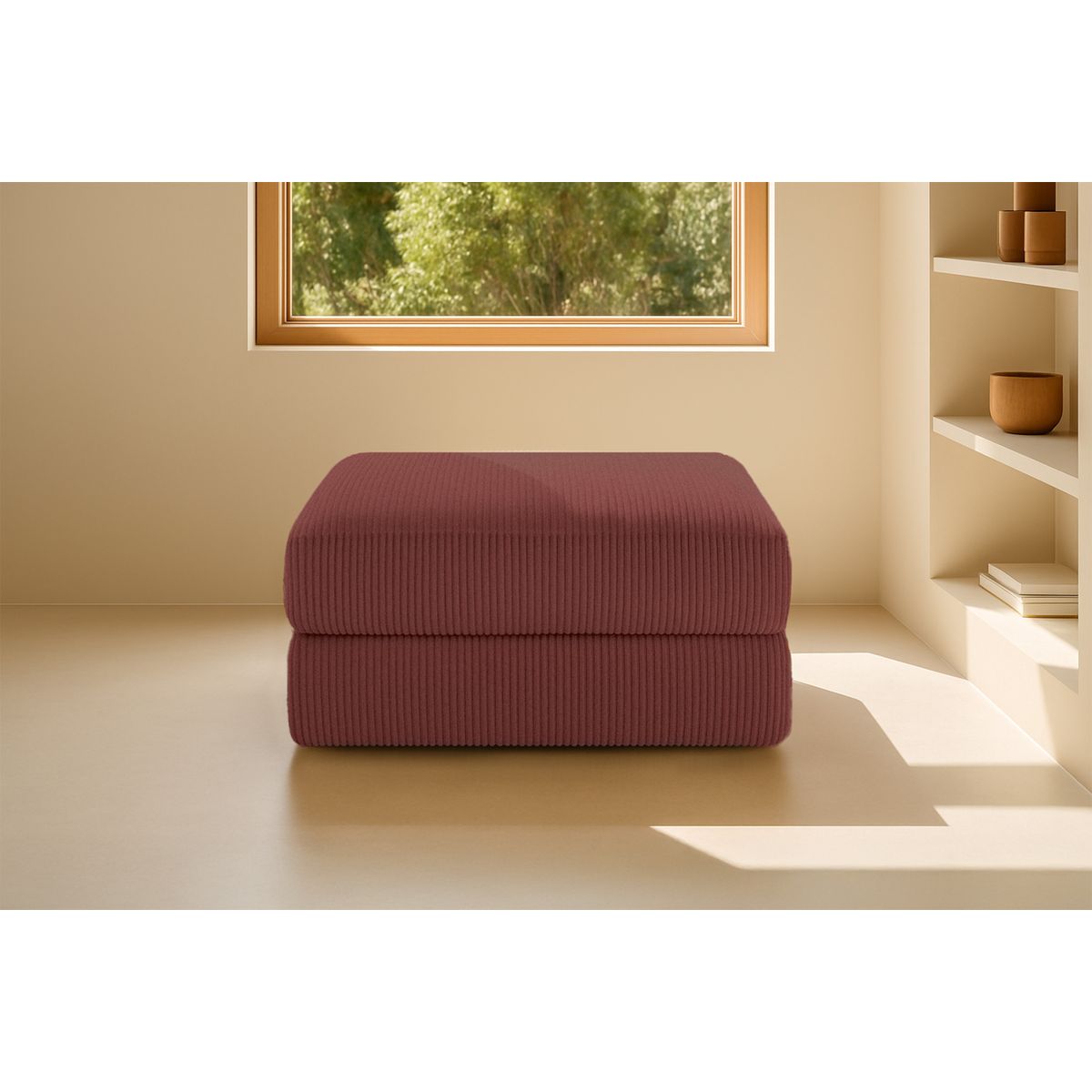 Pouf Lincoln - Velours Côtelé