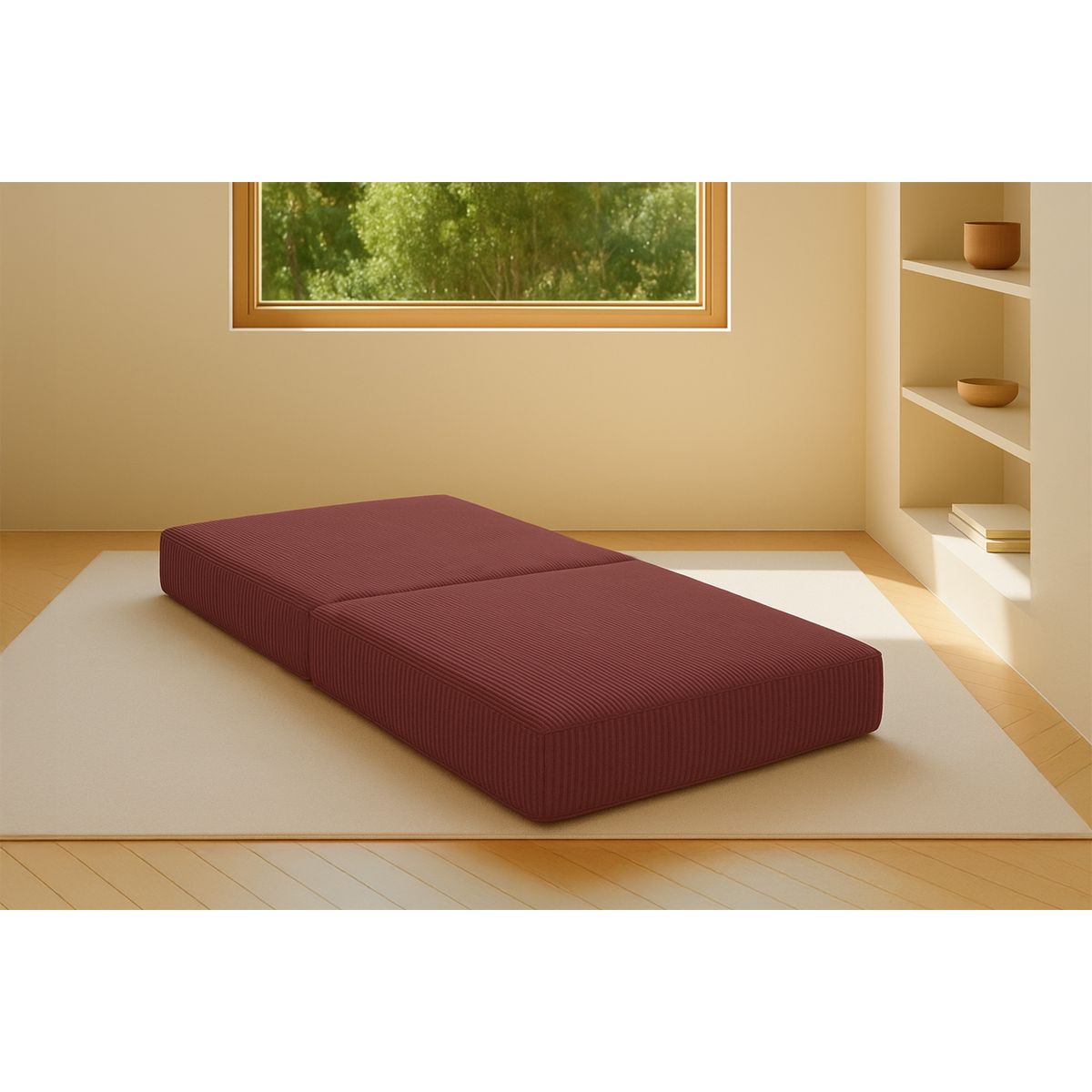 Pouf Lincoln - Velours Côtelé