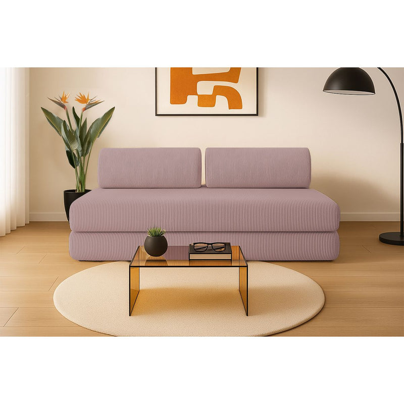 Canapé Droit Lincoln - 3 Places - Velours Côtelé