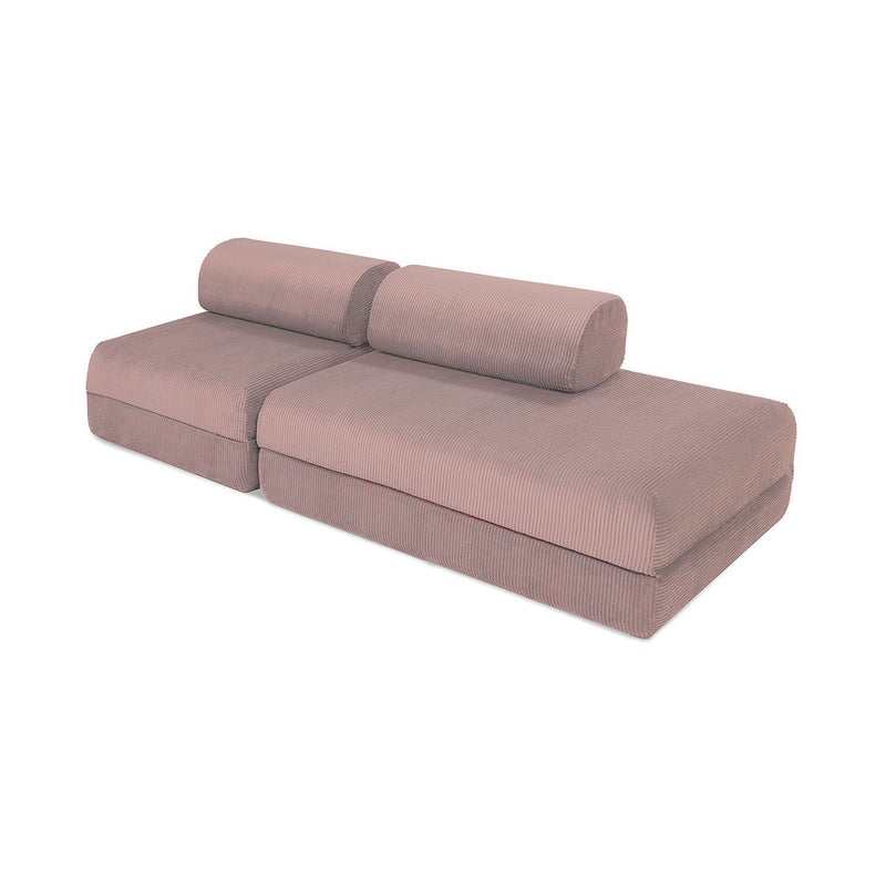 Canapé Droit Lincoln - 3 Places - Velours Côtelé