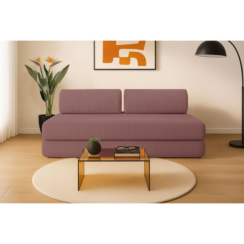 Canapé Droit Lincoln - 3 Places - Velours Côtelé