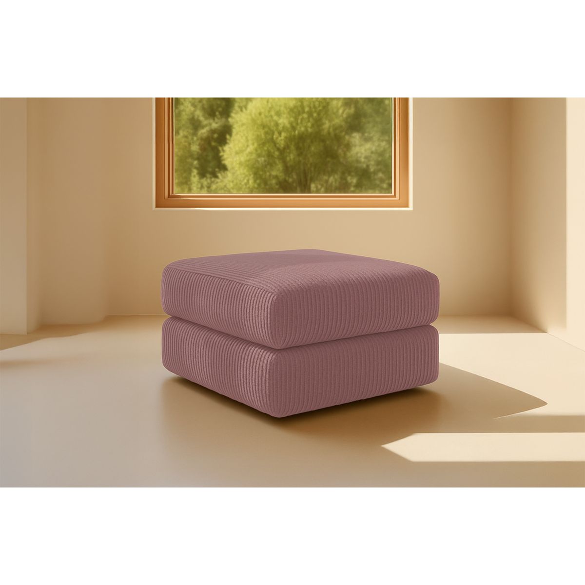 Pouf Lincoln - Velours Côtelé