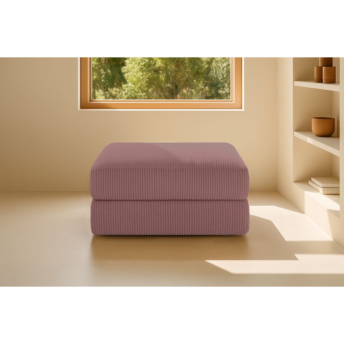 Pouf Lincoln - Velours Côtelé