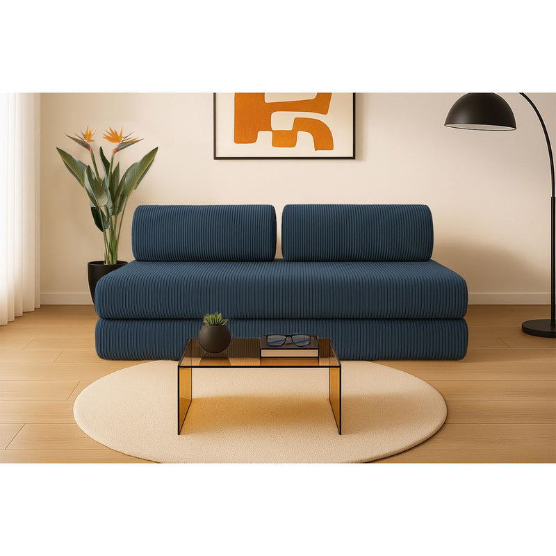 Canapé Droit Lincoln - 3 Places - Velours Côtelé