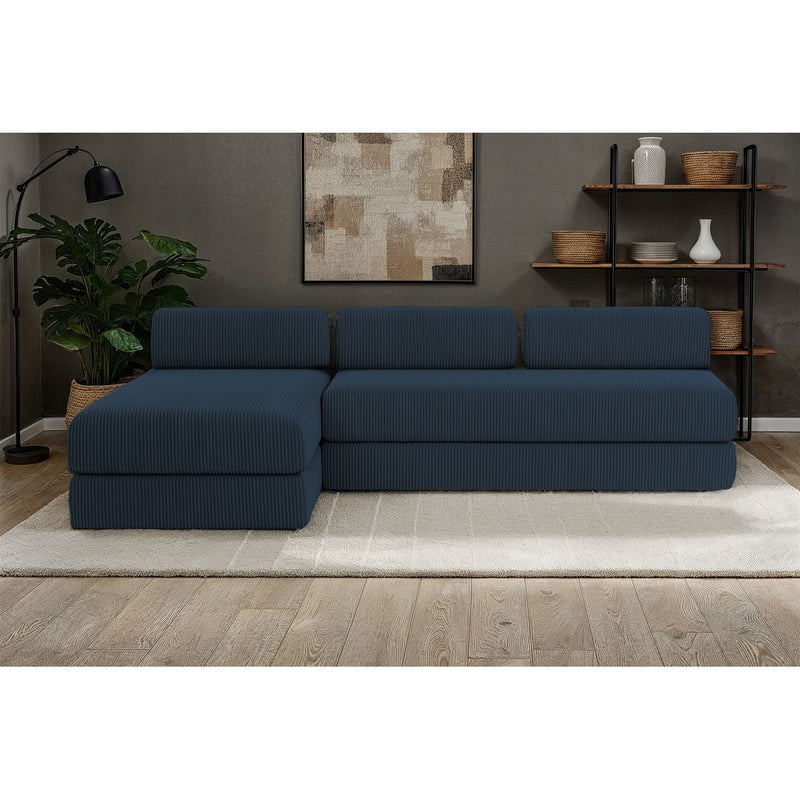 Canapé D'Angle Lincoln - 6 Places - Velours Côtelé