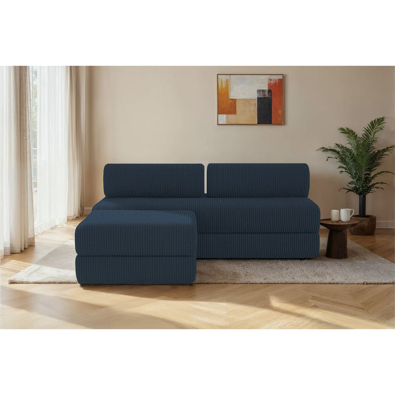 Canapé D'Angle Lincoln - 4 Places - Velours Côtelé