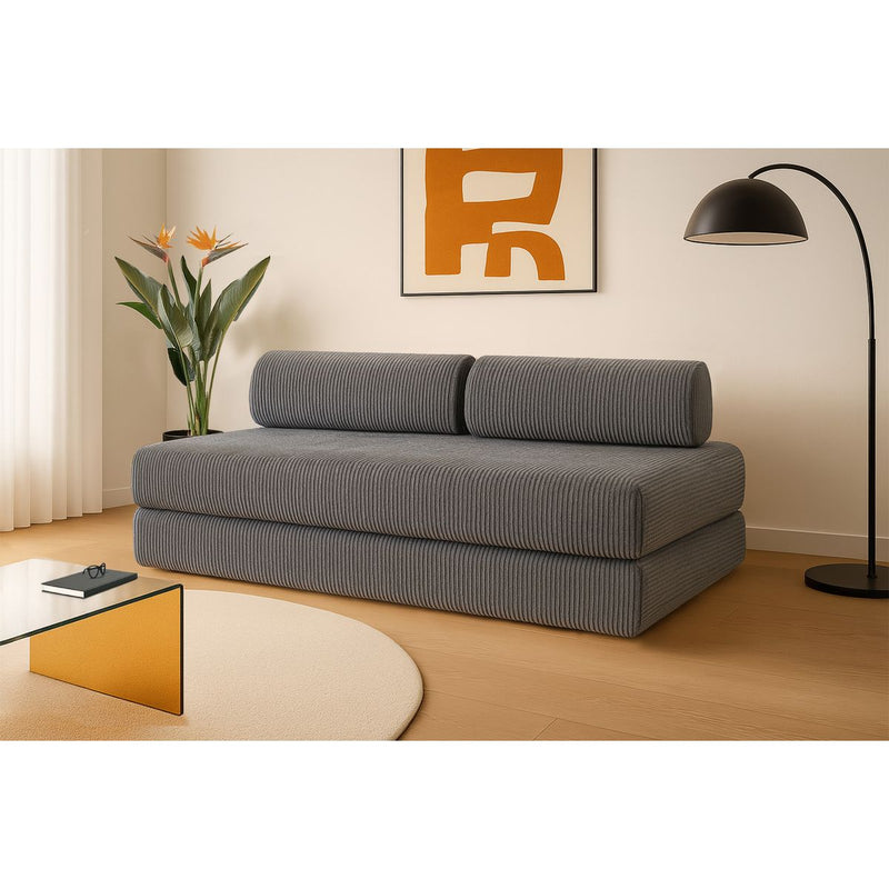 Canapé Droit Lincoln - 3 Places - Velours Côtelé