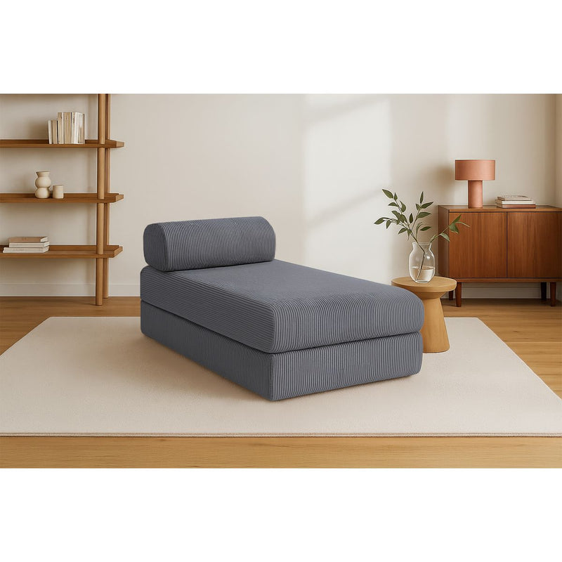 Méridienne Lincoln - 3 Places - Velours Côtelé